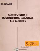 Sullair-Sullair Supervisor II, All Models Instructions Manual Year (1973)-Supervisor II-01